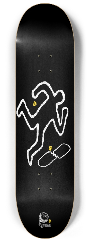 Crime Scene 8.25 8-1/4 Skateboard Deck