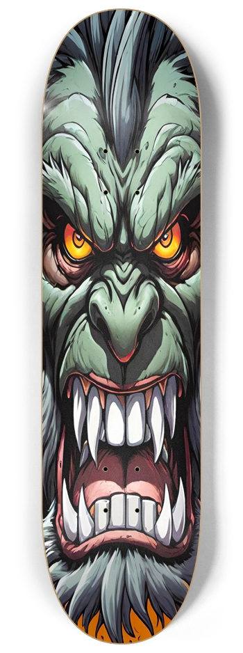 Retro Frankie Yeti Screaming Monkey Deck 8-1/4 Skateboard Deck