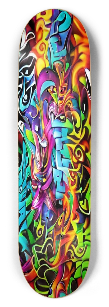 Graffiti 1 8.50 8-1/2 Skateboard Deck