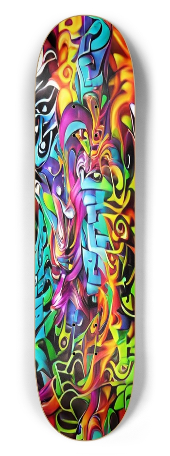 Graffiti 1 7.50 7-1/2 Skateboard Deck