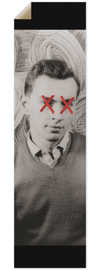 REST IN HELL, GORE VIDAL - Grip Tape! 9 x 33 Inch Griptape