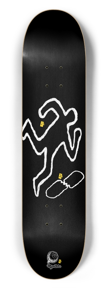 Crime Scene 7.50 7-1/2 Skateboard Deck