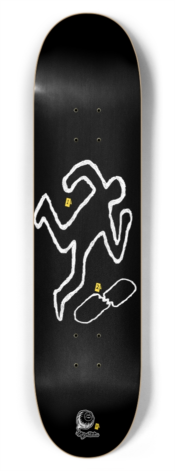 Crime Scene 7.75 7-3/4 Skateboard Deck