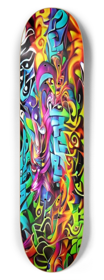Graffiti 1 7.75 7-3/4 Skateboard Deck