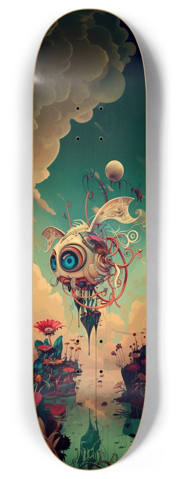 Robot bird Custom Skateboard 8 Inch Skateboard Deck