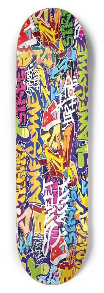 Graffiti 2 8.75 8-3/4 Inch Skateboard