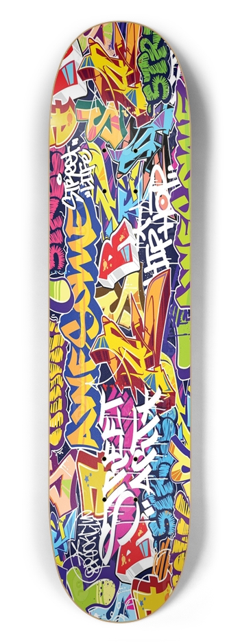 Graffiti 2 7.50 7-1/2 Skateboard Deck