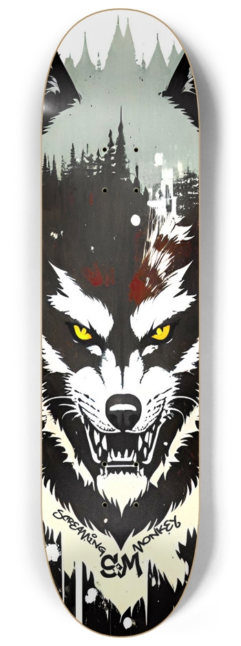 Mean Old Raccoon ONE Deck 8-1/4 Skateboard Deck