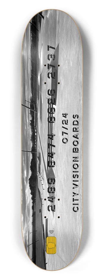 Credit Card 2 7.50 7-1/2 Skateboard Deck
