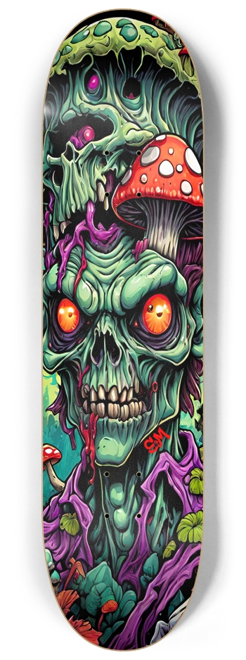 Retro Frankie Zombie Shroom Deck 8-1/4 Skateboard Deck