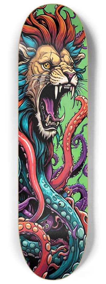 Frankie Lion tentacles ONE Deck 8-1/4 Skateboard Deck