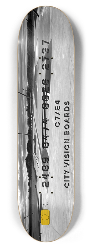 Credit Card 2 7.87 7-7/8 Skateboard Deck