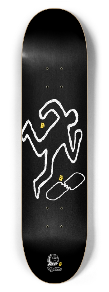 Crime Scene 7.62 7-5/8 Skateboard Deck