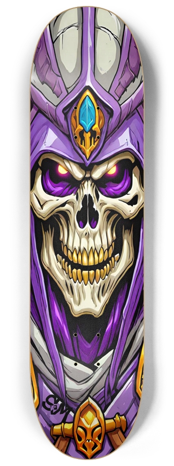 Skelegod ONE Trick Deck - Snake Mountain Version 8-1/4 Skateboard Deck