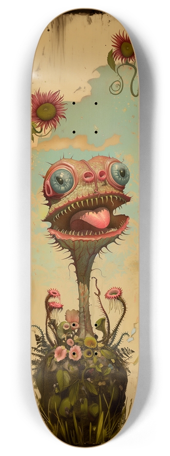 Ugly Carnivorous Plant Custom Skateboard 8 Inch Skateboard Deck