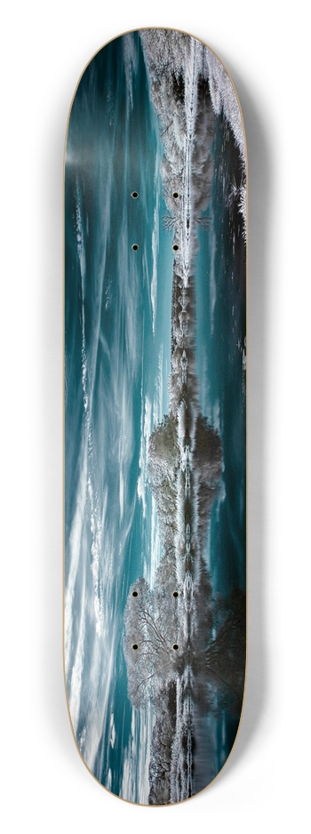 Frozen Field 7.50 7-1/2 Skateboard Deck