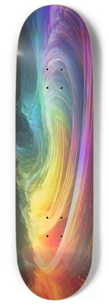 Fractal Holographic 9.00 9 Inch Skateboard