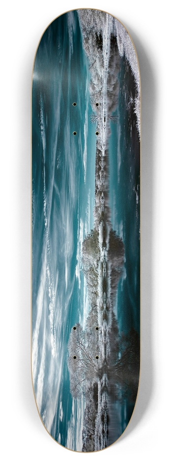 Frozen Field 8.00 8 Inch Skateboard Deck