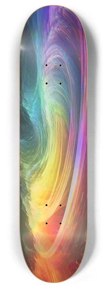 Fractal Holographic 8.00 8 Inch Skateboard Deck
