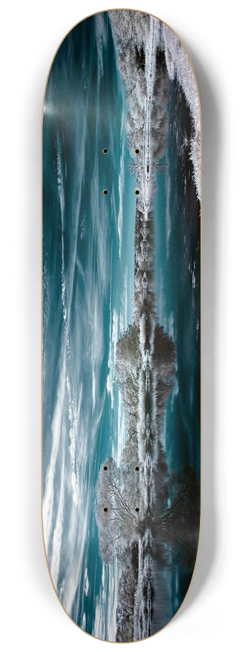 Frozen Field 8.25 8-1/4 Skateboard Deck