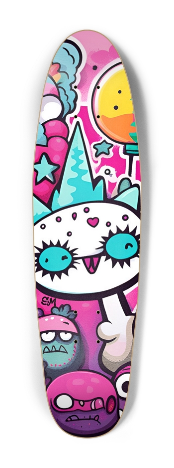 Punk Blitz Chiller Cruiser Deck Cruiser Shape