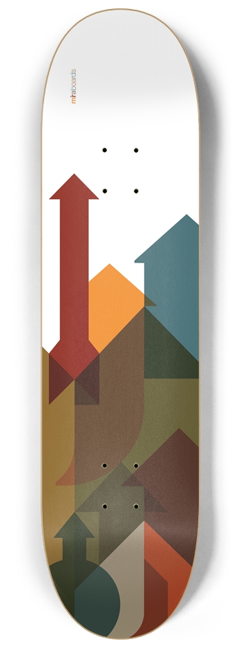 Arrows 2 8-1/4 Skateboard Deck