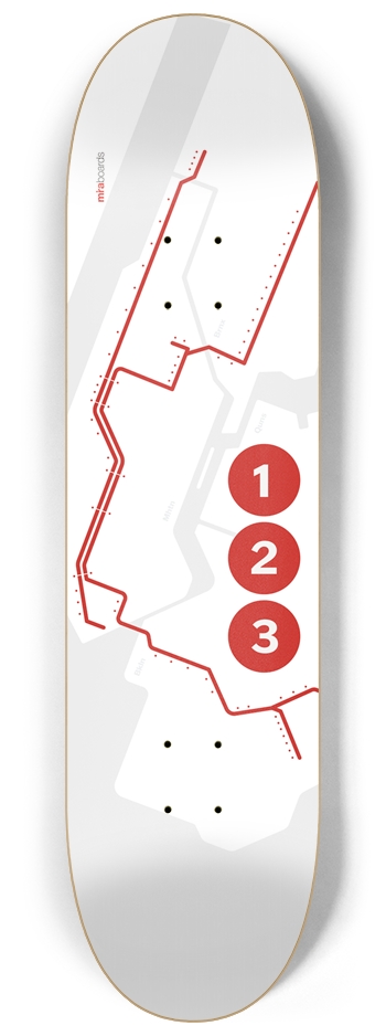 NY 123 8-1/4 Skateboard Deck