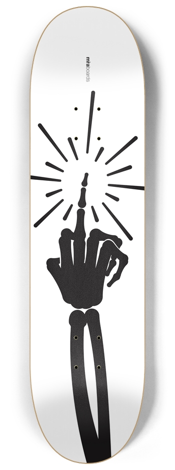 Skeleton Finger 8-1/4 Skateboard Deck