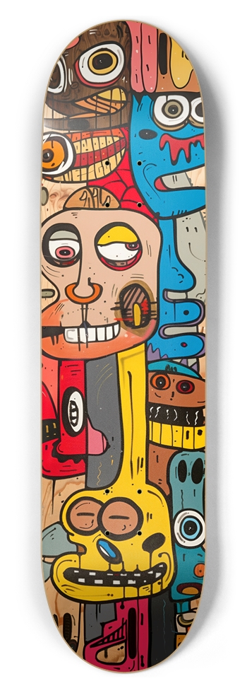 Faces 8-1/2 Skateboard Deck