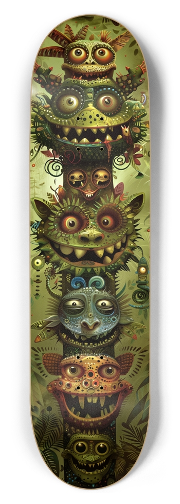 Strange Tiki 8-1/2 Skateboard Deck
