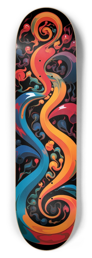 Squiggle 8-1/2 Skateboard Deck