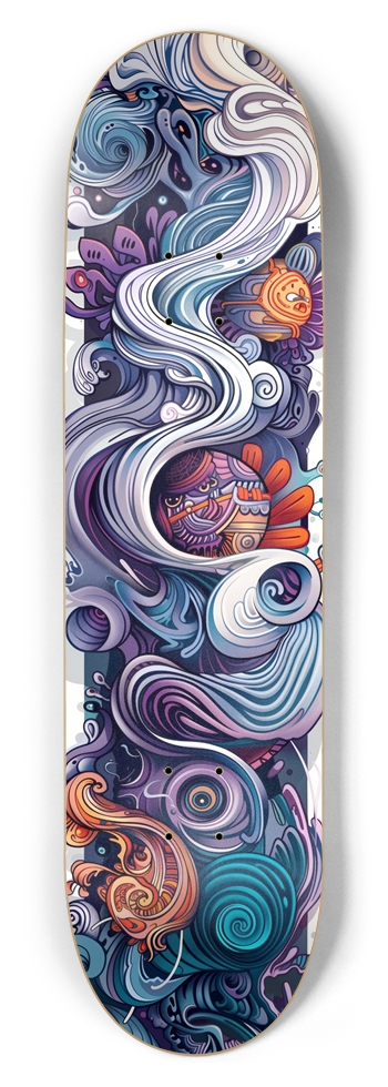Curves Ahead 8-1/2 Skateboard Deck