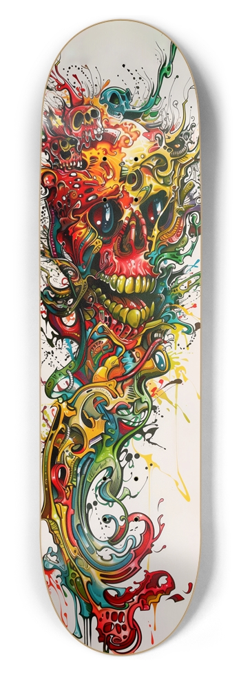 Red Skull 8-1/2 Skateboard Deck