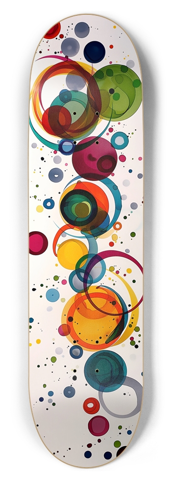 Circles and Stains 8-1/2 Skateboard Deck