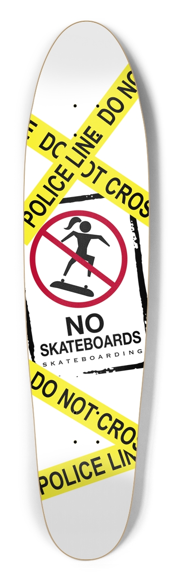 Police Girl Longboard Longboard Shape