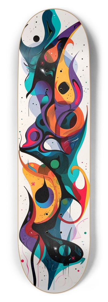 Odd Flames 8-1/2 Skateboard Deck