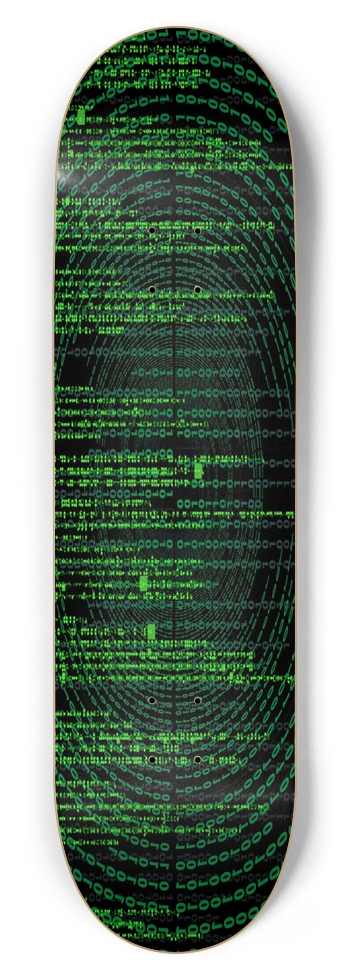 Matrix Glow in Dark 8.75 8-3/4 Inch Skateboard