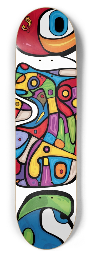 Jumble 8-1/2 Skateboard Deck