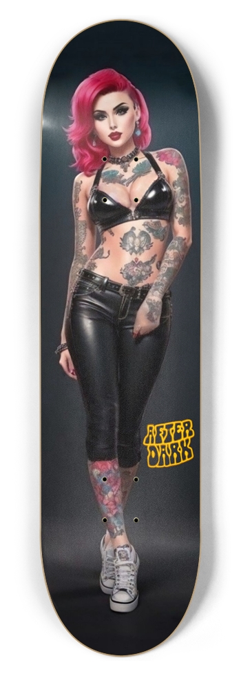 Tattoo Girl 8-1/2 Skateboard Deck