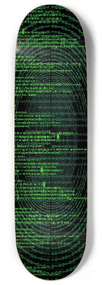 Matrix Glow in Dark 9.00 9 Inch Skateboard