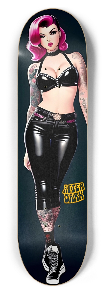 Tattoo Girl 1 8-1/2 Skateboard Deck