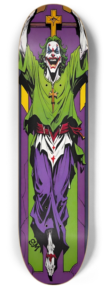 Villain's Justice Deck 8-1/4 Skateboard Deck