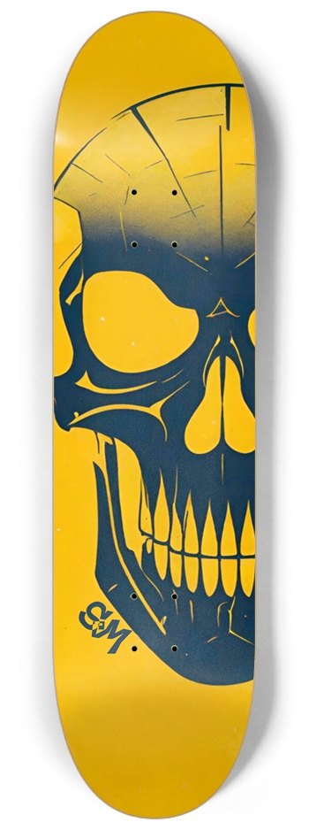 Chappie Gold UNO Deck 8-1/4 Skateboard Deck