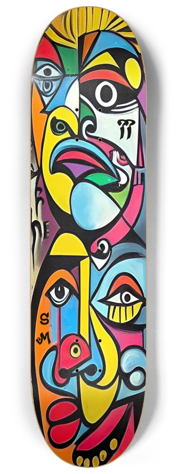 UNO DOS Disturbed ONE Deck 8-1/4 Skateboard Deck