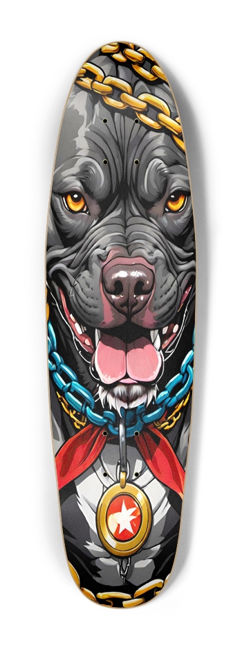 Retro Frankie Pitbull Cruiser Deck Cruiser Shape