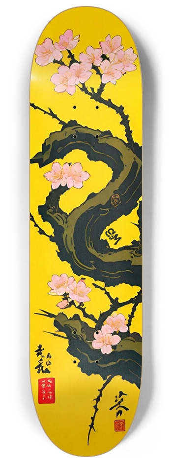 Cherry Blossom ONE Deck 8-1/4 Skateboard Deck
