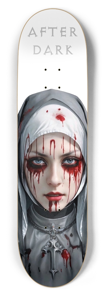 Bleeding Eyes Nun 8-1/2 Skateboard Deck