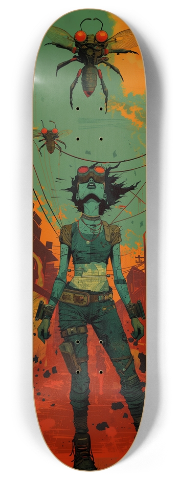 Flying robot attack Skateboard 8 Inch Skateboard Deck
