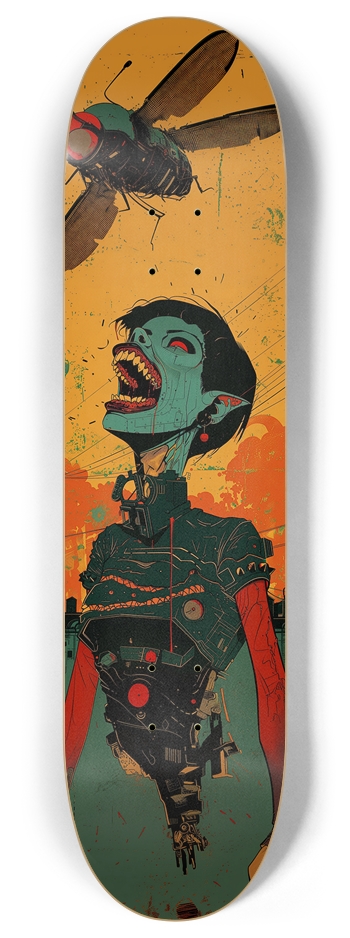 Zombie droid Skateboard 8 Inch Skateboard Deck