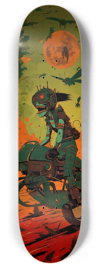 Zombie girl Skateboard 8 Inch Skateboard Deck